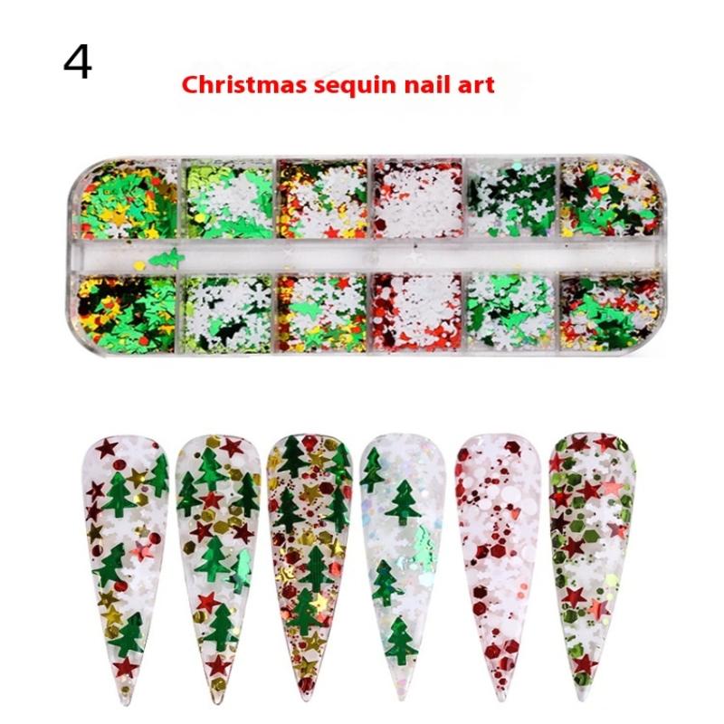 1 Box Halloween Ghost Pumpkin Shape Holographic Festival Glitter Sequins For Diy Making Art Craft Nail Decoration Accessories