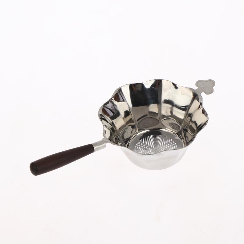 Metal Tea Filter Mesh Alloy Separator Kitchen Hammer Patterned Fish Tea Strainer Tea Accessories