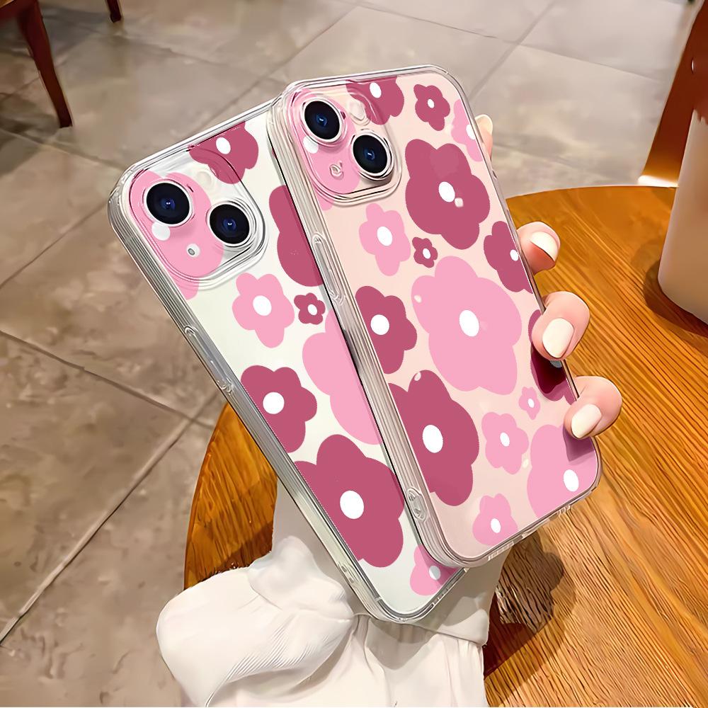 Summer Flower Apple 16 Mobile Phone Case Iphone17promax Mobile Phone Case 15 Transparent Case 14 Creative 11