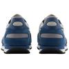 Emporio Armani Suede Round Toe Lace-Up Low-Top Casual Shoes Men Sneakers Blue X4X537XN730U551