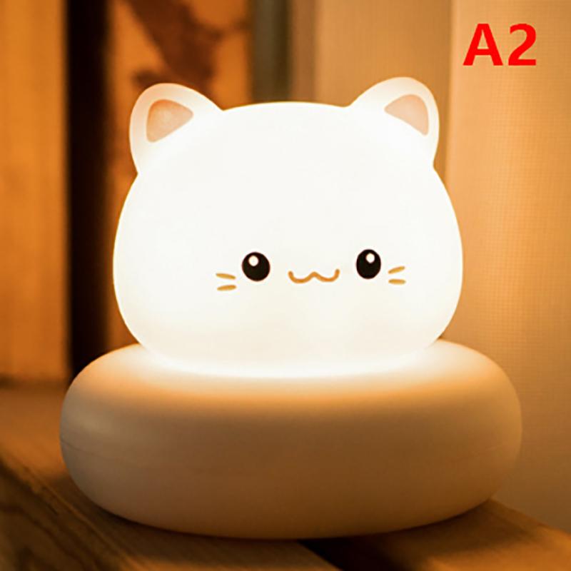 

Милый ночник в виде животного для детей, 3 уровня яркости, диммируемая лампа для сна в детской, ночник с сенсорным управлением для кормления грудью, декор для малыша