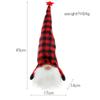 Santa Claus Dwarf Christmas Decoration With Star Hat Rudolph Creative Gift Cartoon Plush Doll Luminous Dwarf New Year Gift