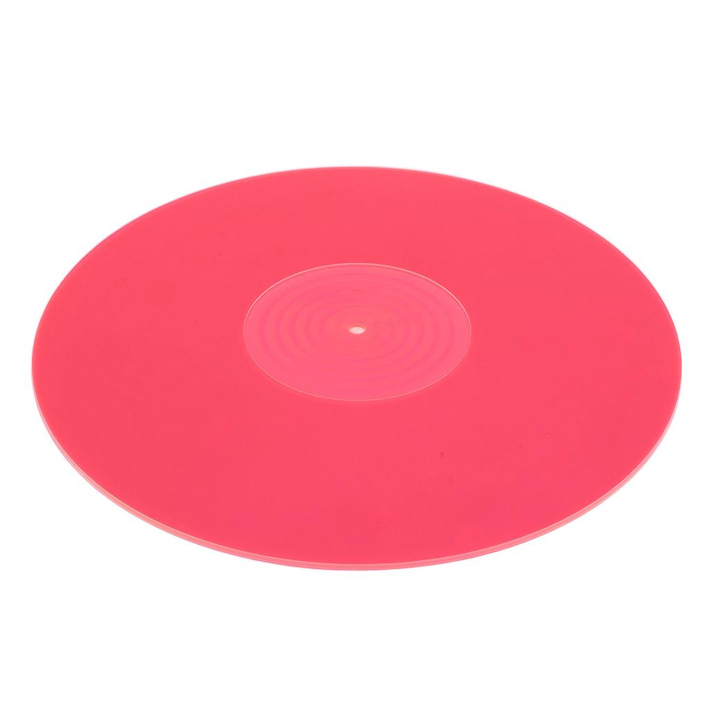 Record Turntable Pad Anti Static Acrylic Improve Sound Quality Professional Turntable Slipmat for 12 Inch Record