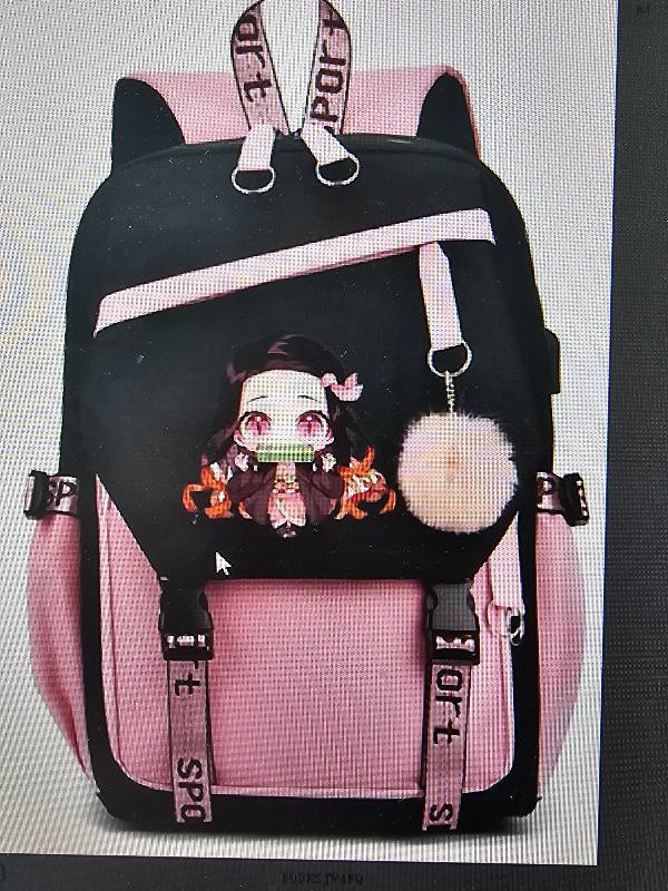 Around South Korea, the Japanese Ghost Extinguishing Backpack, Large-capacity Adolescent Student Schoolbag USB Port Computer Bag