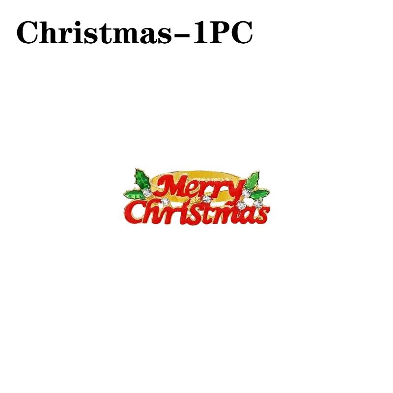 Christmas Restaurant Table Decor Durable Metal Holiday Accessories with Merry Christmas Design for Home Christmas Decoration