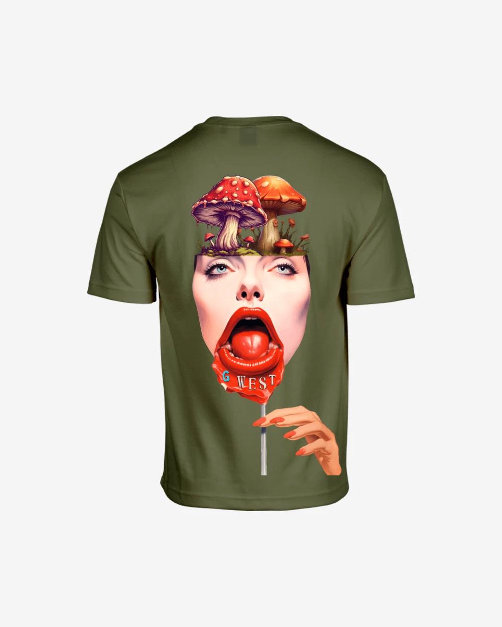 G West Oversized Lollipop Mushroom Oversized Tee M