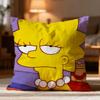Hot T-Tthe Simpsons Cushion Cover Soft Washable Pillow Case Multi-Scene For Couch Bed Travel Office Use