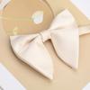 New Yarn-Dyed Polyester Beige Horn Bow Tie Unisex Business Casual Versatile Crisp And Stylish