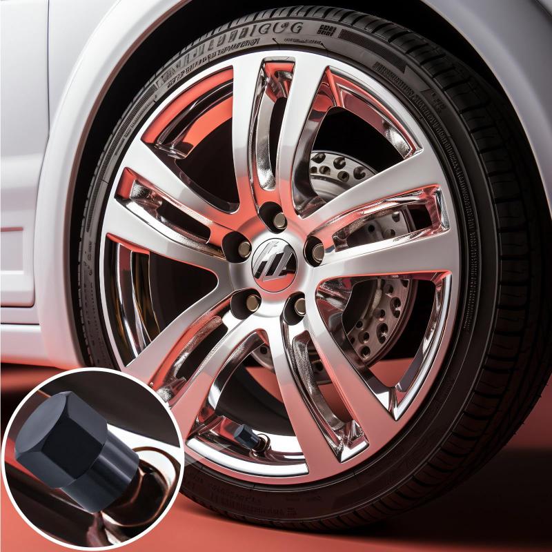 4Pcs Colorful Car Tires, Aluminum Alloy Colored Valve Caps, Sedan Dust Caps, Five Colored Spot Valve Caps