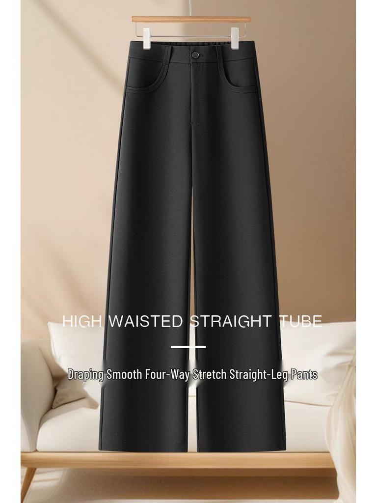 Damen High-Waist Wide-Leg Hose - Frühling/Herbst 2025 Kollektion