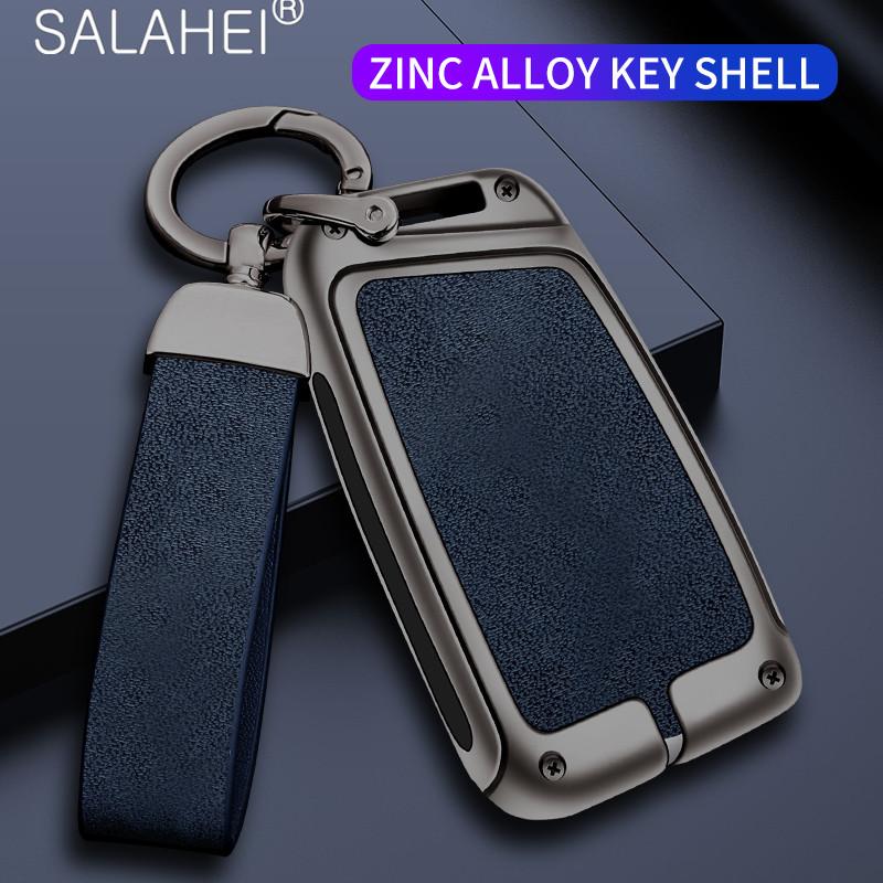 Zinc Alloy Car Key Cover Case Holder Shell Protection Fob For Volkswagen VW Magotan Passat B8 Keychain Auto Interior Accessories