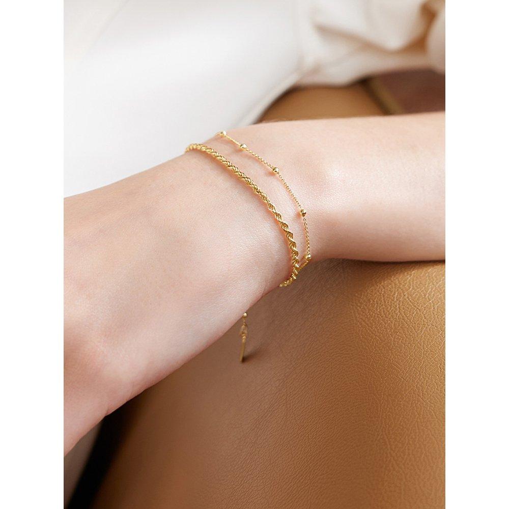 Ball Chain 925 Silver Bracelet B058-01G