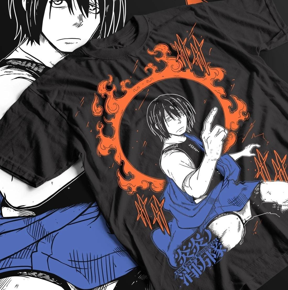 Enen no Shouboutai T-Shirt, Fire Force Anime Tee, Benimaru Shinmon & Shinra S