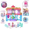 Mattel Disney/Disney Princess Ariel and the Deluxe Castle (Stackable Castle Series! Mini Doll) [Disney 100th Anniversary Celebration] [Dress-Up Doll -