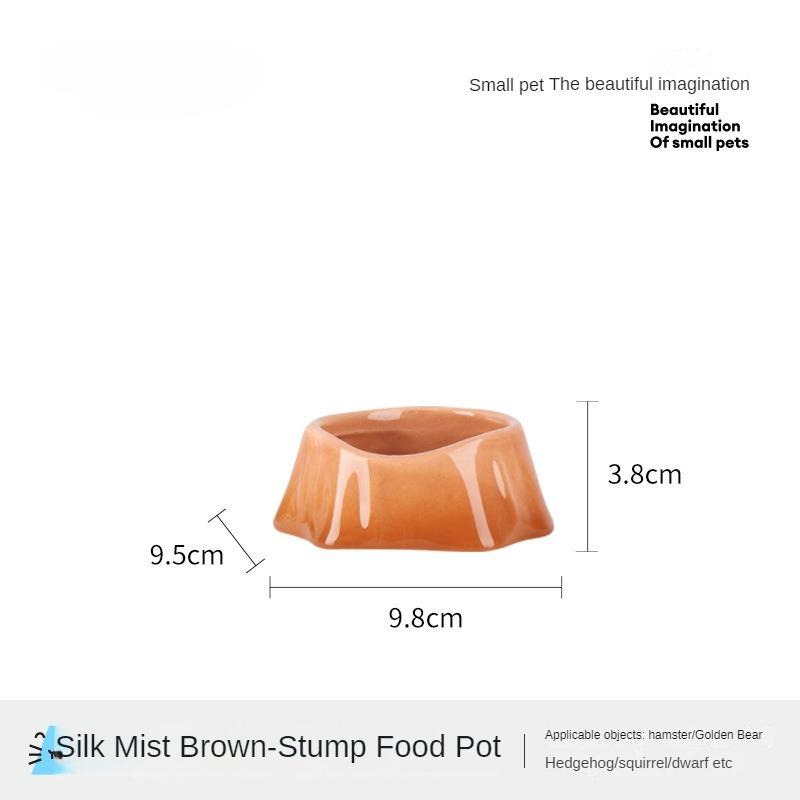 

Керамическое гнездо для хомяка Гриб Фэнтези Лес Ландшафтный дизайн Полный комплект Золотой Медведь Кормушка Летнее Охлаждение Убежище