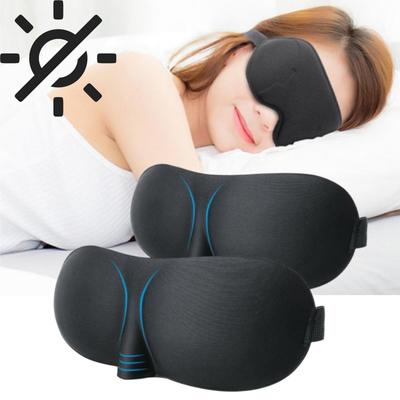 3D Sleep Mask With Soft Breathable Material Zero Pressure Eye Cover For Men And Women Ideal For Night Use And Deep Relaxation