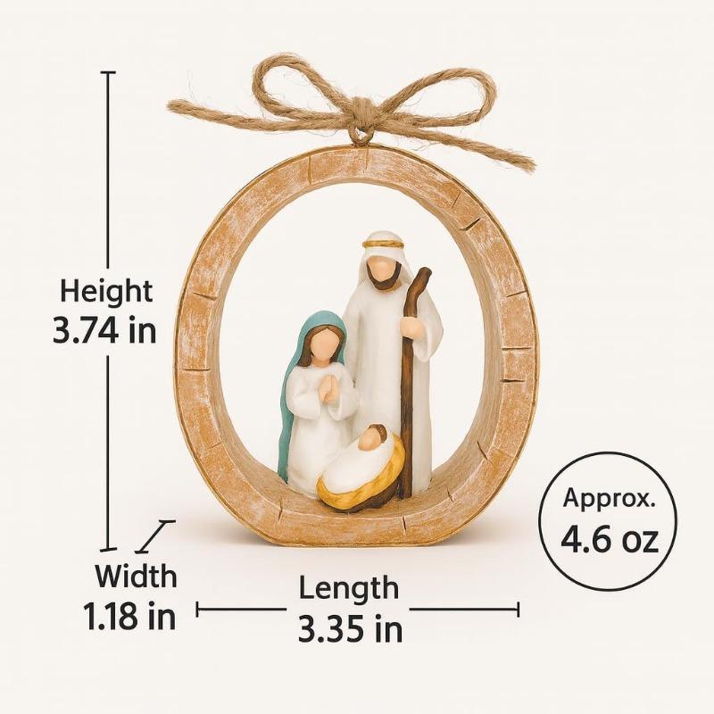 Christmas Decorations, Hand-painted Resin Statues, Pendants and Gifts