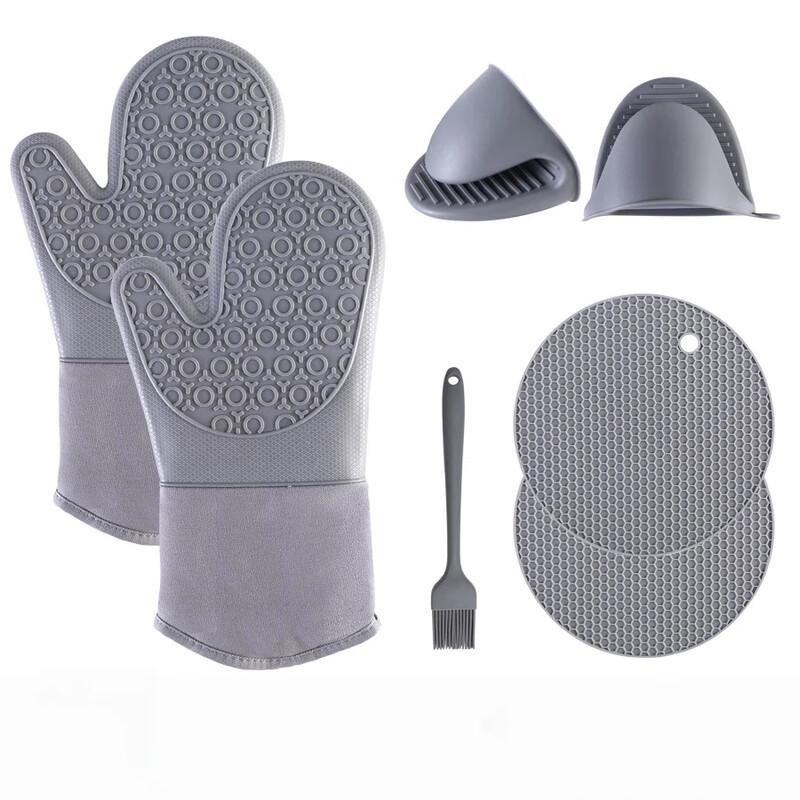 OEING Thickened Silicone Baking Gloves