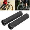  Mountain Bike Handlebar Single Locking Grips   Shock Absorbing Rubber Grips
