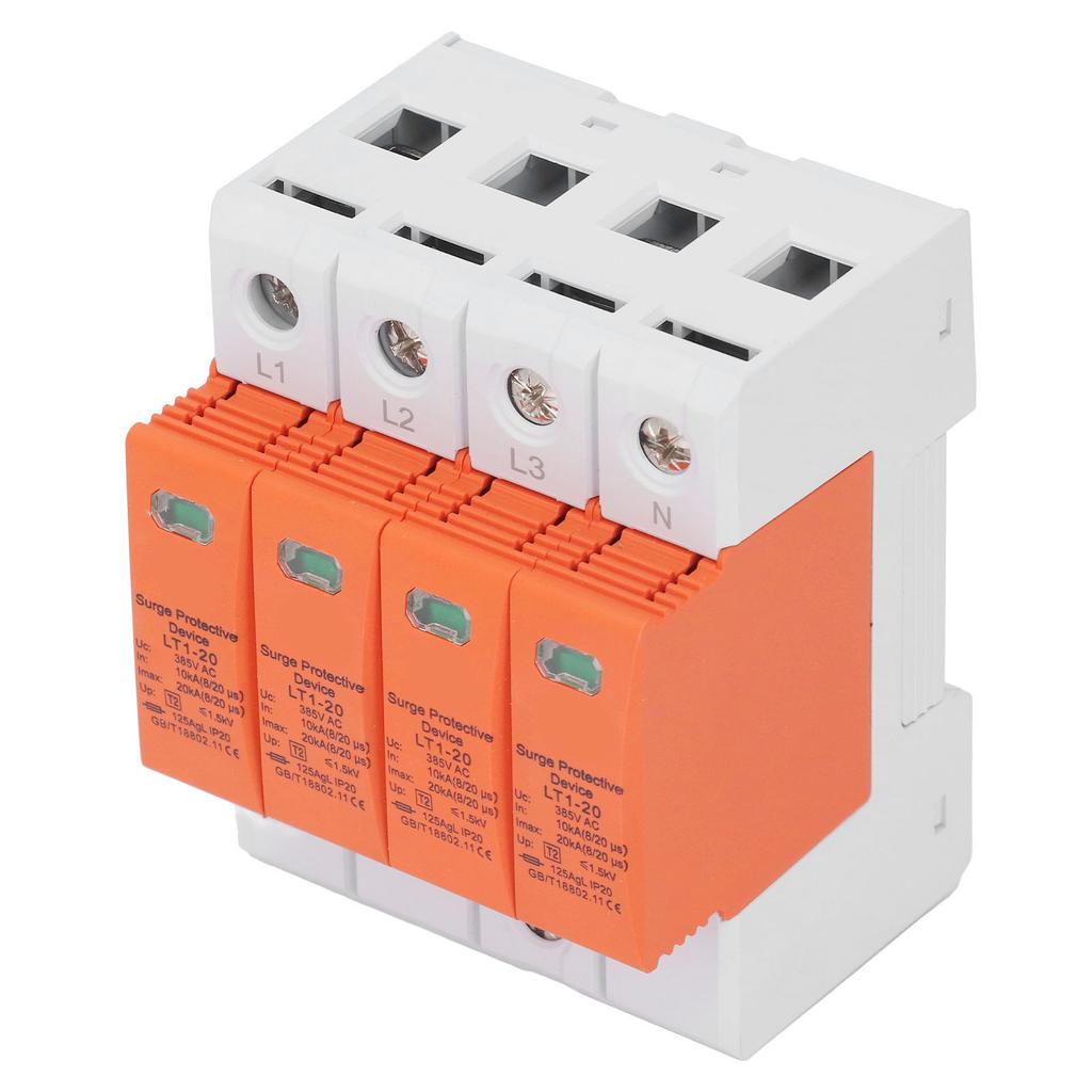Überspannungsschutzgerät 385VAC 10?20KA 4P Niederspannungs-Ableitgerät