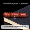 Natural NanHong Agate Bracelet with Gold Diamond Star and Moon Accents - DIY Cultural Bead Accessories