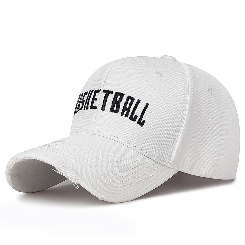 Zhenyueqi Embroidered Distressed Curved Brim Baseball Cap