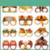Halloween Festive Paper Glasses Photo Props Set For Holiday Decorations And Parties