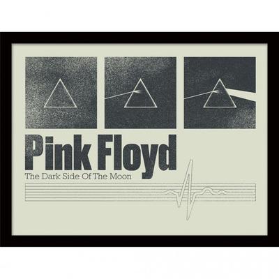 Dark Side 50th Prism Framed Poster