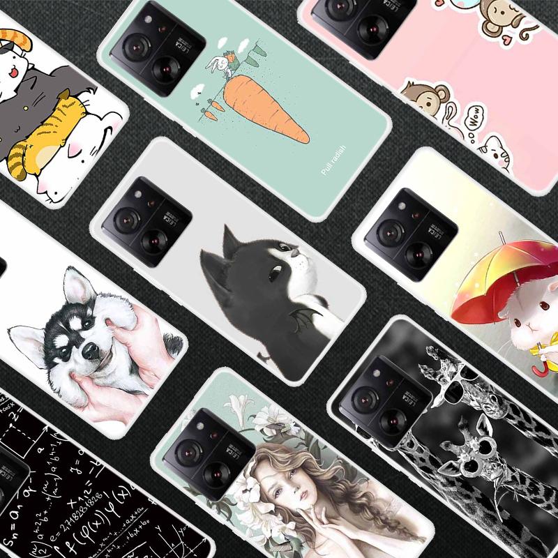For Xiaomi Redmi K60 Ultra/13T/13T Pro Case Pattern Printing Soft TPU Phone Protective Cover