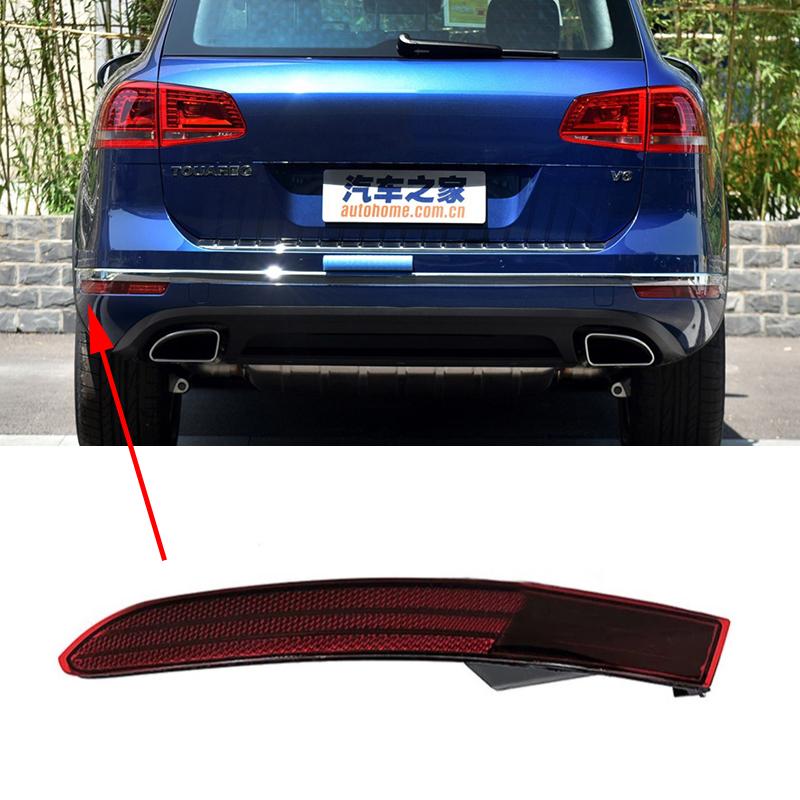 Auto Left Right Rear Bumper Reflector Warning Light Strip Bar for VW Touareg 2016 2017 2018 7P6945105A 7P6945106A