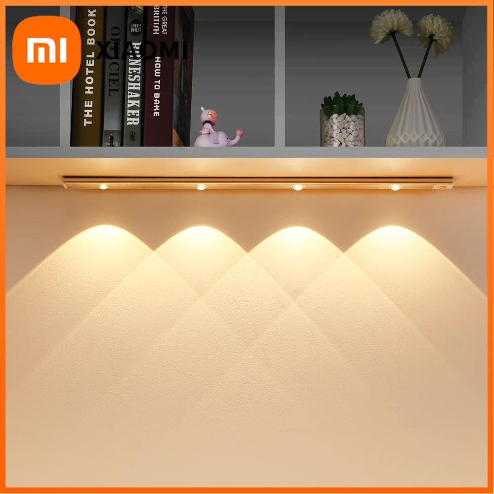 Xiaomi LED noční světlo USB pohybový senzor Bezdrátový ultratenký LED chladič na víno Světlo do kuchyňské skříňky Ložnice Šatník Vnitřní osvětlení