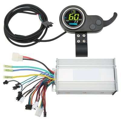 Contrôleur de Moteur de Vitesse Sans Balais pour Vélo Électrique Trottinette 48V 60V 500W Contrôleur de Moteur Sans Balais avec Affichage LCD