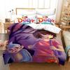 Dora Bedding Sets Kids Boys Girls Bed Linen Queen King Full Twin Single Size New Anime Kamado Nezuko Duvet Cover Sets