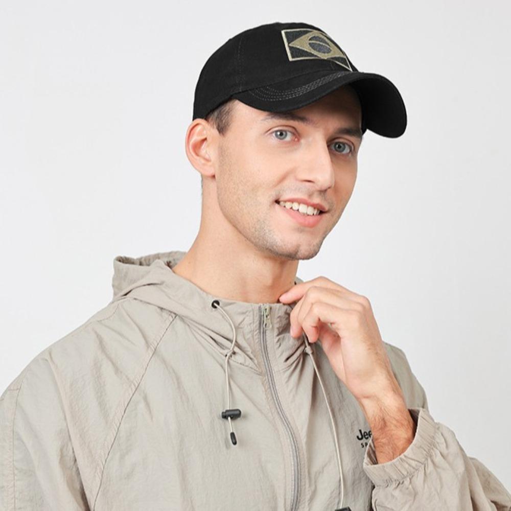 Military Fan Embroidered Baseball Cap Men's Cotton Peaked Cap Outdoor Sports Camouflage Sun Hat Brazilian Hats