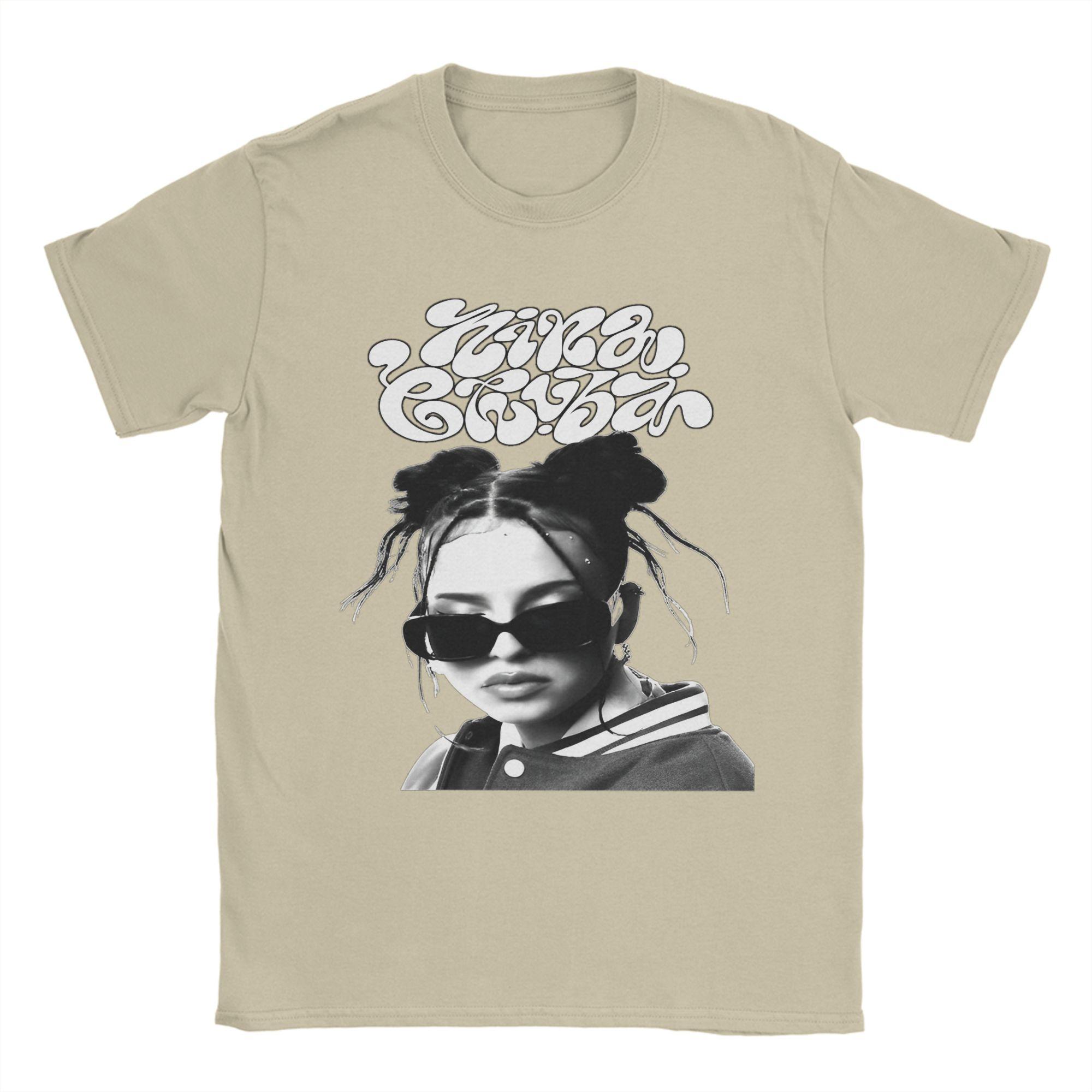 

Футболка з графічним принтом Nina Chuba Tour 2025 Чоловіки Жінки Бавовна Футболка Одяг S