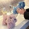 Cute Cartoon Dog Chenille Hand Towel, Soft Plush Hanging Towel for Kitchen & Bathroom