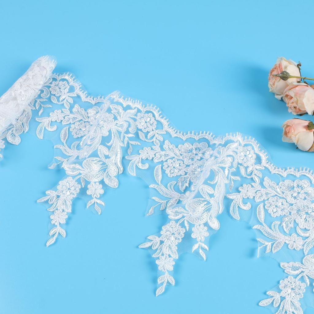 Star Lace Eyelash Lace Home Textiles Curtain Embroidery Lace Clothing Accessories Women'S Handmade Accessories Fabric