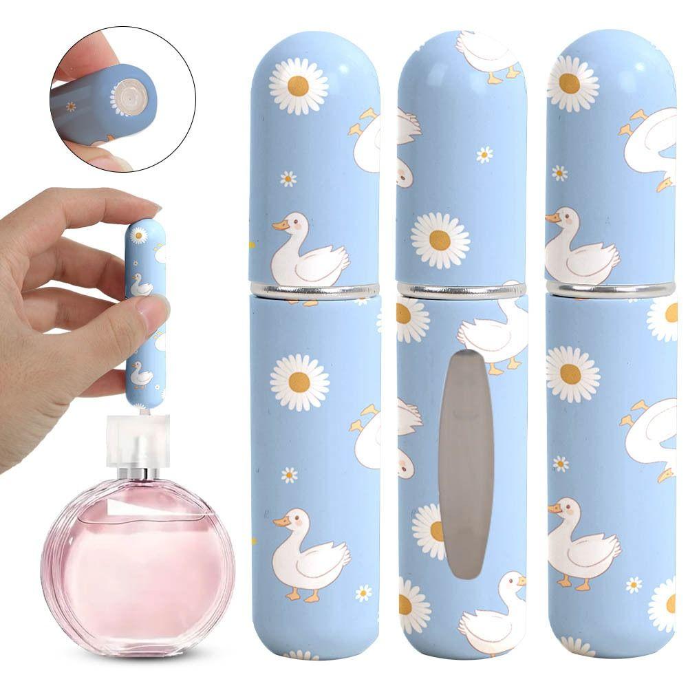 5ml Mini Perfume Bottle Empty Leak-proof Spray Rotating Bottle Refillable Empty Cosmetic Containers