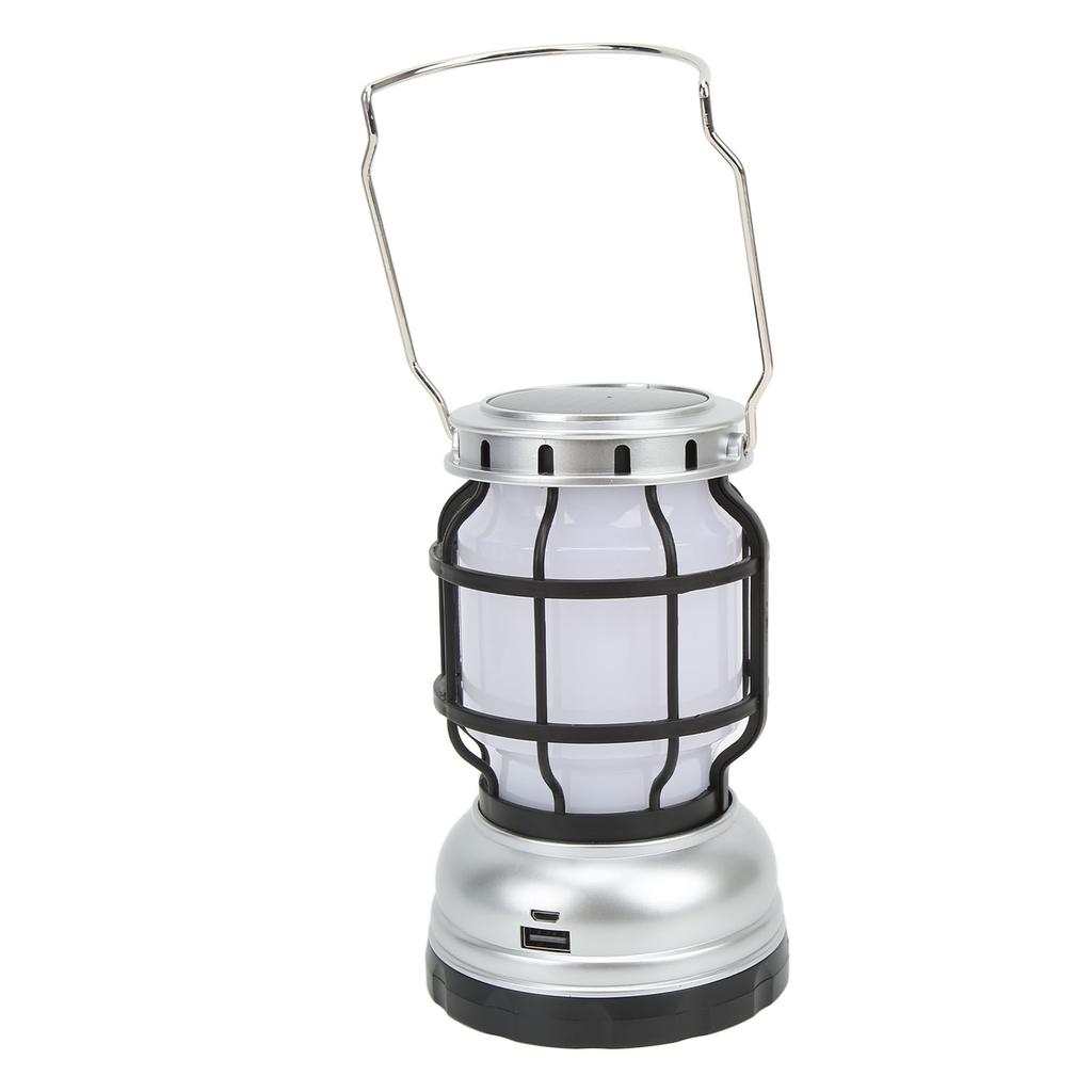LED Camping Lantern USB Rechargeable Solar Powered Camping Light for Emergency Hiking Home