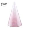 Cone Shaped Ring Holder Crystal Natural Stone Stand Elegant Shape