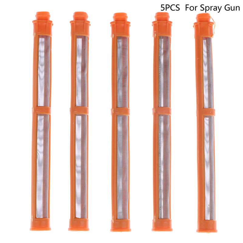 5 Pcs Airless Filter For 60/100/150 Mesh Paint Spray Diy Tool Stainless Steel Filter