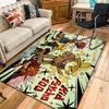 Teen Psychedelic Adventure Cartoon Rug Floor Mat for Living Room or Bedroom Soft and Comfortable Carpet a Gift for Birthday and Holiday.ZFF0913337