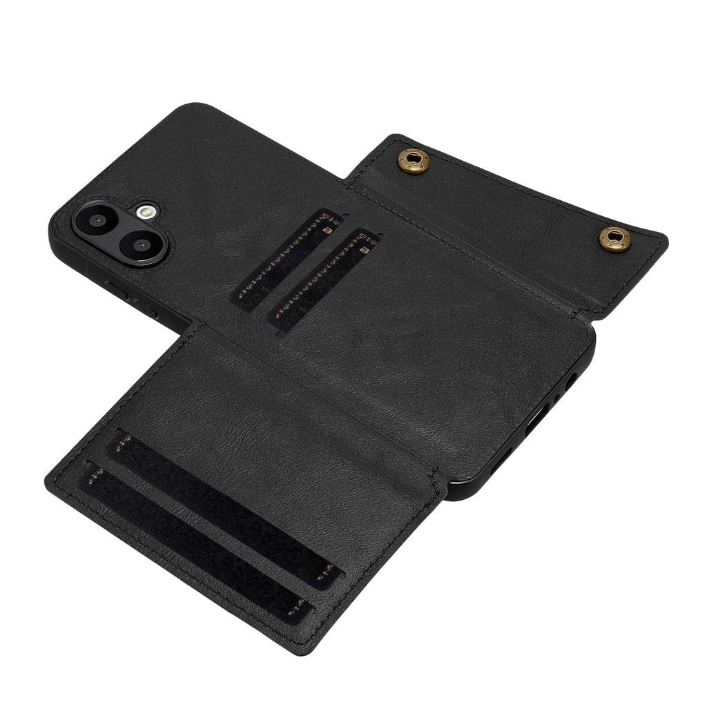 For Samsung Galaxy A06 4G Case Card Slots Kickstand Leather+TPU Phone Cover