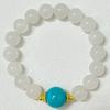 Women Beaded Bracelet 10mm Round Beads Stretch Bracelets Handmade Natural Stone Bangle DIY Jewelry Gifts
