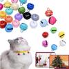 4Pcs Handmade Pet Colorful Bell Accessory DIY Jingle Bell Loose Beads Metal Bells  Pet