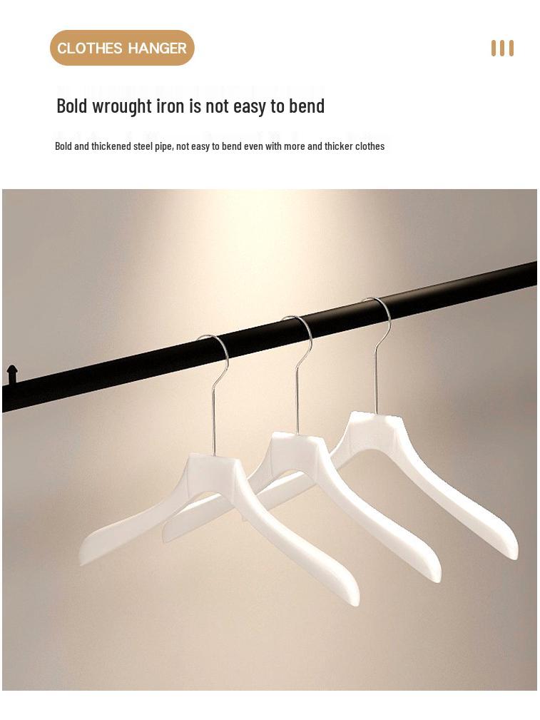 Minimalist Floor-Standing Hanger Rack for Men's and Women's Clothing Displays