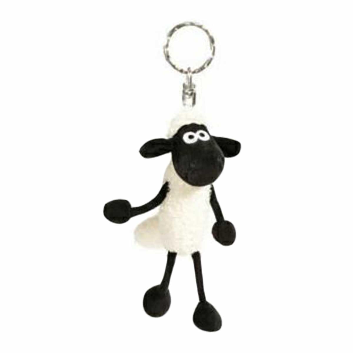 the NICI Shaun the Sheep Keyring 10cm [Shaun Sheep] белый
