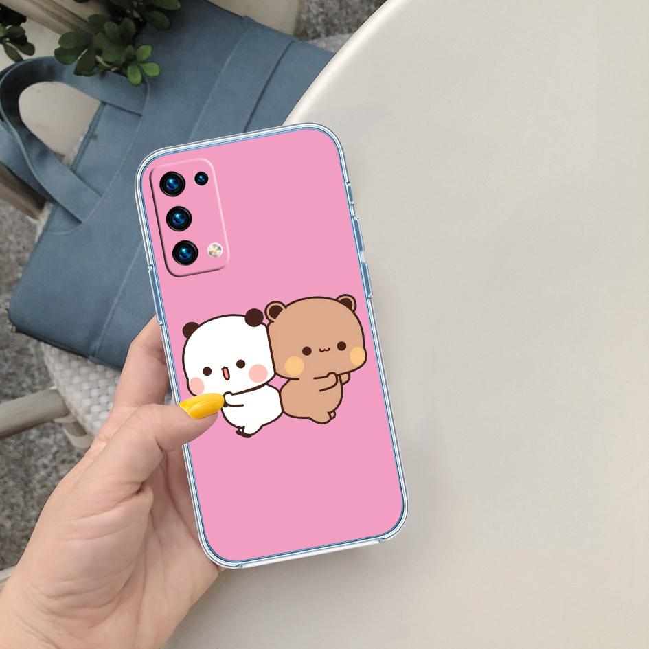 CJ21 BUBU DUDU Transparent Phone Case for LG K22 K30 K40 K40S K41 K42 K50 K50S K51 K51S K52 K61 K62 K71 K92 Q60 Q61 V40 V50 V60