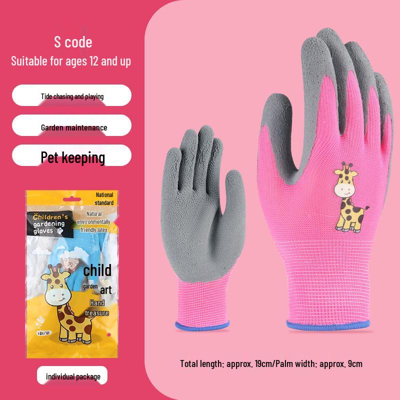 Kids' Protective Gloves: Safe, Cut-Resistant, Slip-Resistant for Beachcombing, Gardening, and Pet Handling