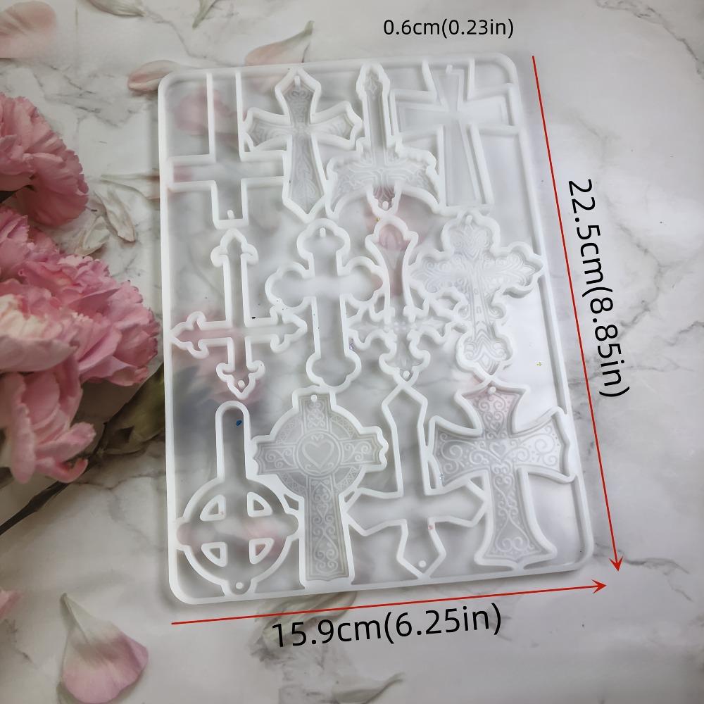 Keychain Resin Silicone Molds, DIY Craft Pendant Keyring Backpack Decor, Rectangle Shape Silicone Molds for Resin Casting